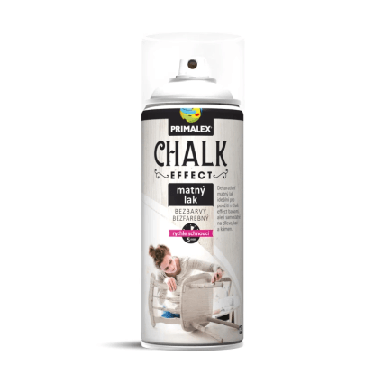 PRIMALEX Křídová matná barva ve spreji Chalk Effect transparentní 400 ml