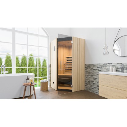 Weka Rohová infračervená kabina Tanilla, 99 x 99 cm