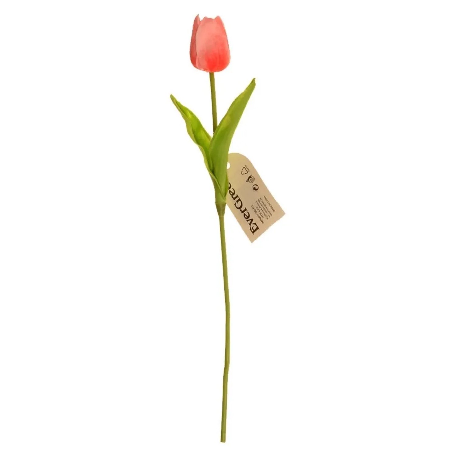 EverGreen Umělá květina tulipán, tmavě růžová, 32 cm