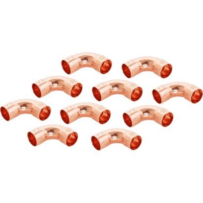 Pájecí oblouk 90° 5002A měděný, pr. 22 mm, 10 ks