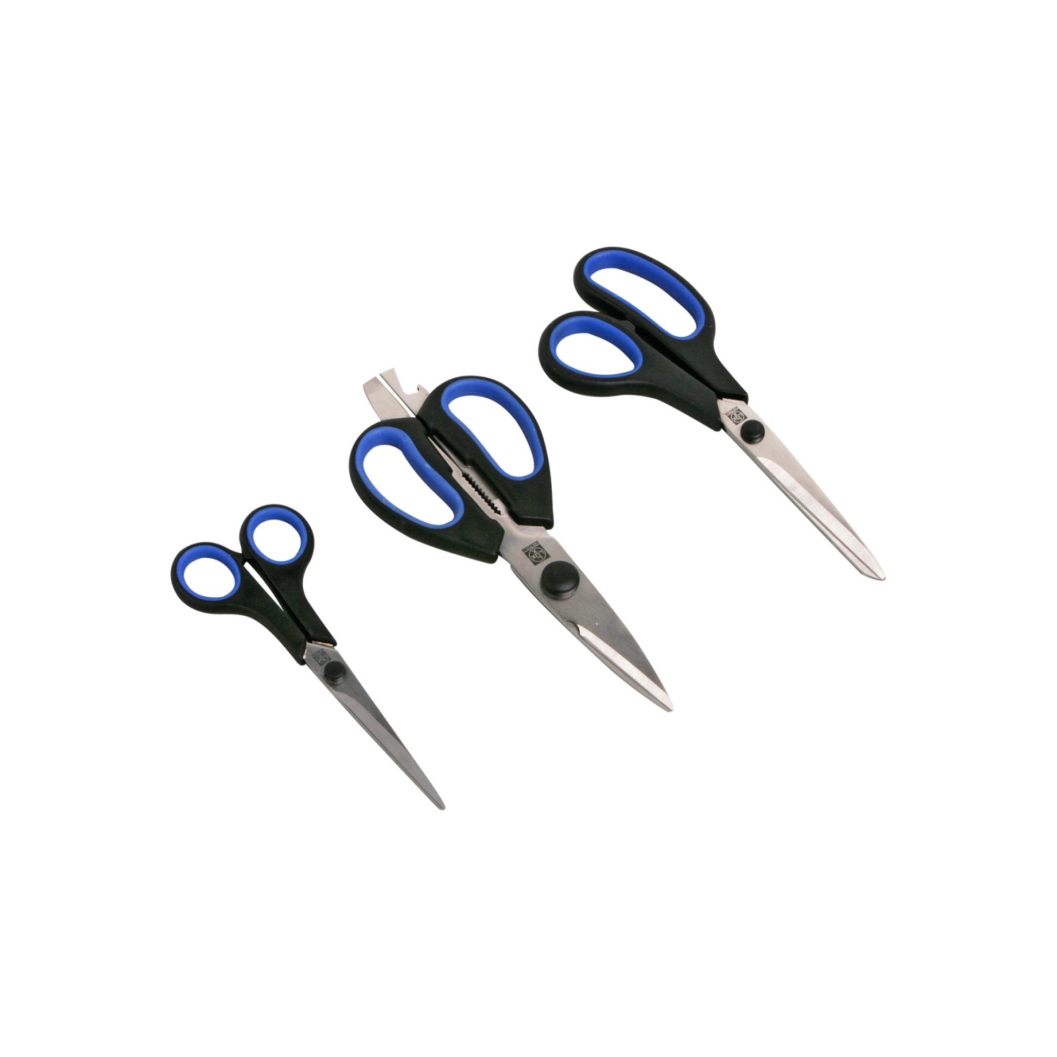 LUX Nůžky pro domácnost sada 3dílná