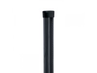 PILECKÝ Plotový sloupek s mont.lištou PILCLIP Zn+PVC antracit, pr. 48 x 2000 mm