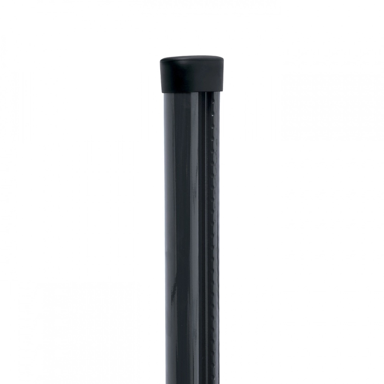 PILECKÝ Plotový sloupek s mont.lištou PILCLIP Zn+PVC antracit, pr. 48 x 2000 mm