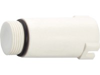 Stavební záslepka 26,4 mm (G 3/4) bílá