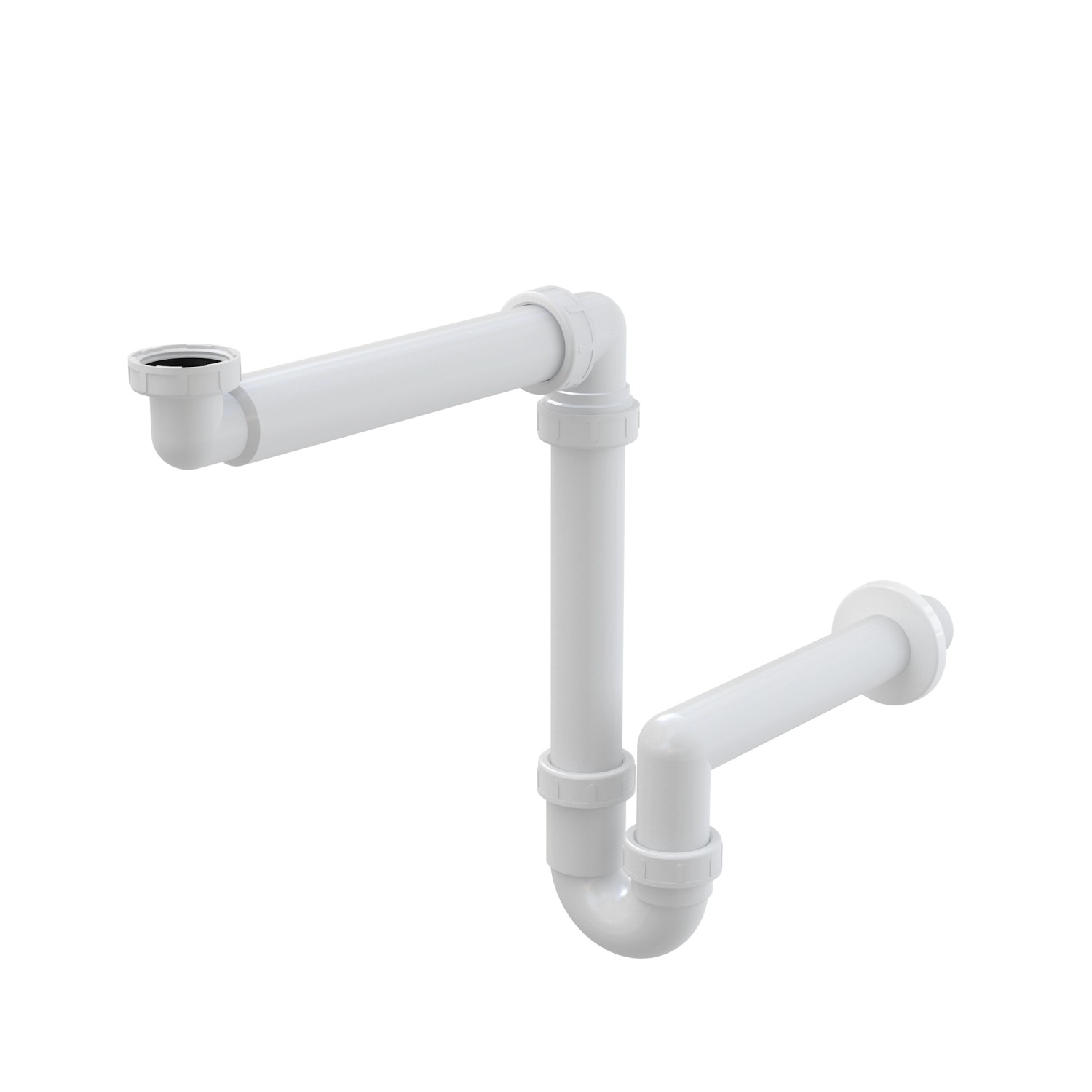 Sifon umyvadlový Alca A434 DN 40 prostorově úsporný s převlečno