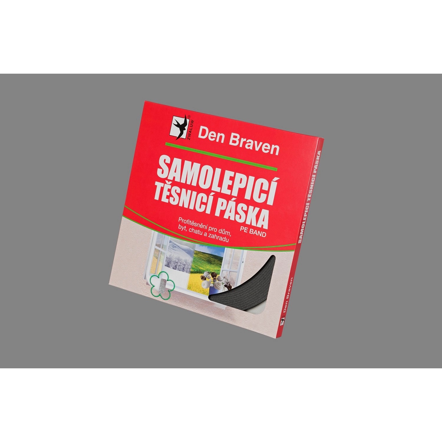 Den Braven Samolepicí těsnicí páska do oken a dveří bílá 9 x 2 mm, 20 m