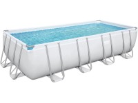 Bestway Bazénová sada s ocelovým rámem, obdélníková, 122 x 274 x 549 cm Bestway Bazénová sada s ocelovým rámem, obdélníková, 122 x 274 x 549 cm