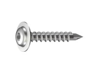 GS Terrassen Samovrtný šroub půlkulatá hlava s přírubou, pr. 5,5 x 40 mm, 100 ks