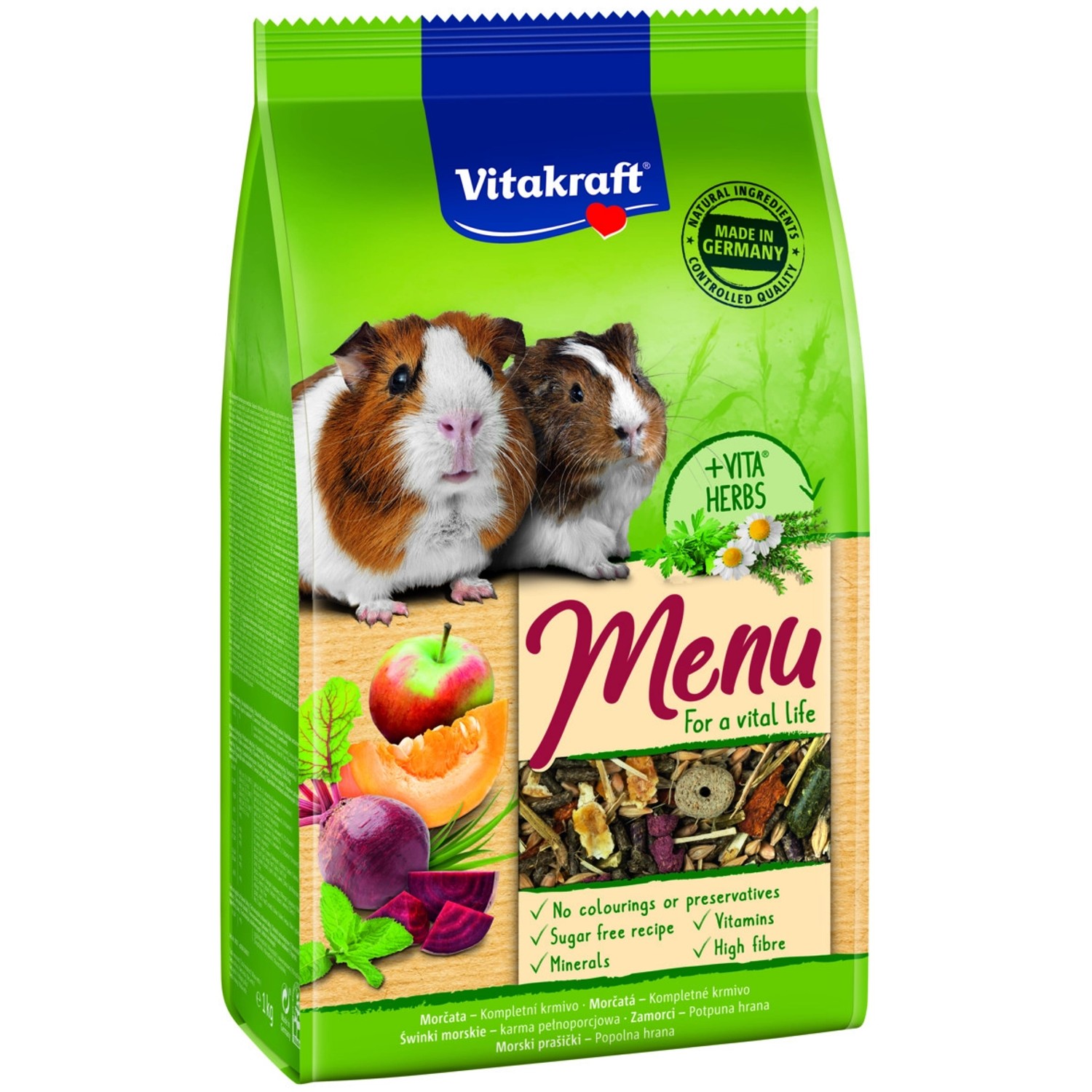 Vitakraft Kompletní krmivo pro morčata Menu 1 kg