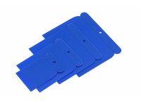 LUX-TOOLS Japonská špachtle plastová 50, 75, 100, 120 mm (4 ks)
