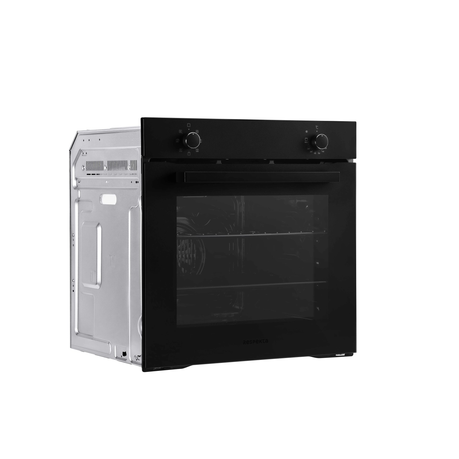 Respekta Vestavná elektrická trouba Janis AB121MS-26, 59,5 x 59,4 x 52,1 cm