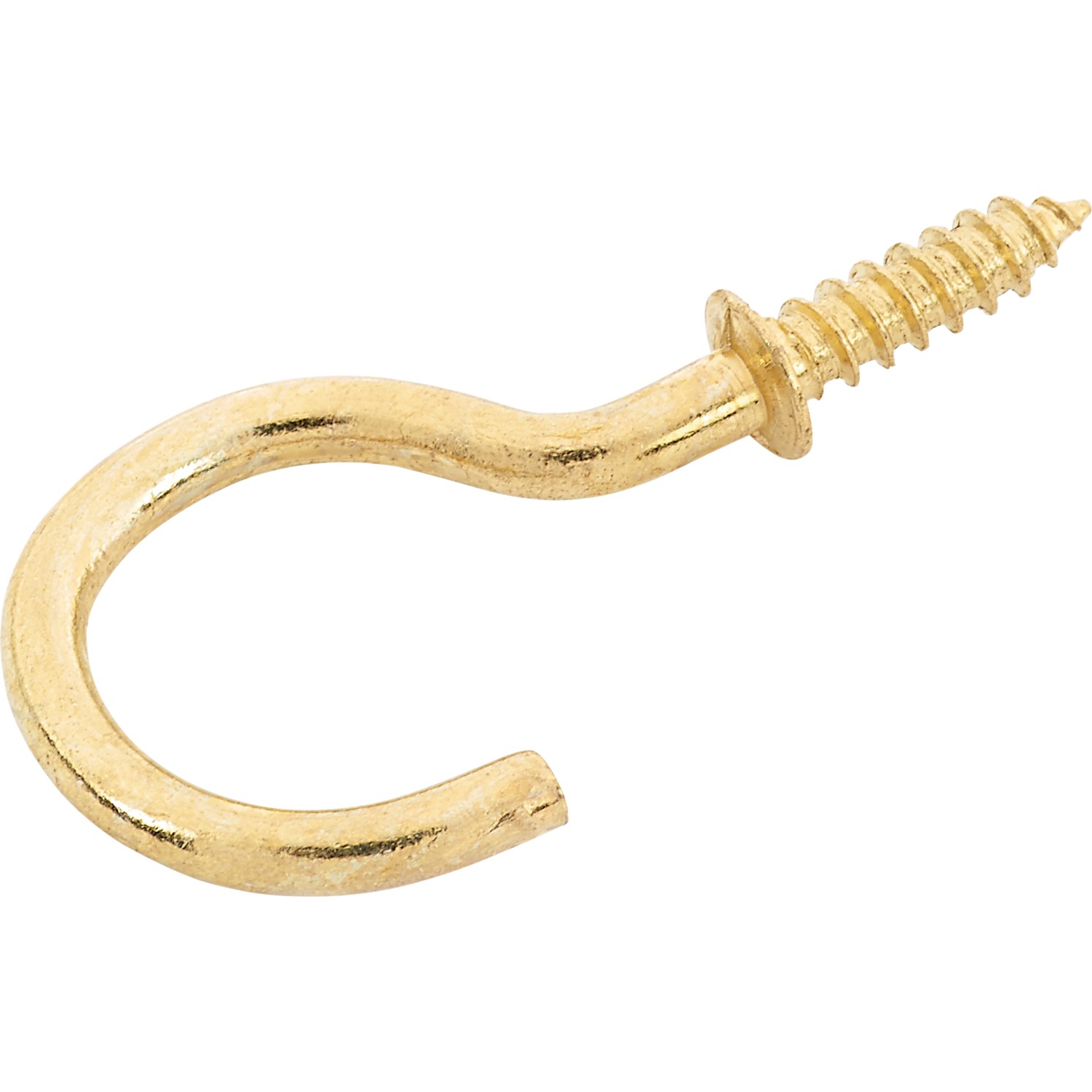 Šroubovací hák zahnutý s dorazovým kroužkem pr. 2,3 x 30 mm, 4 ks