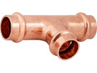 Lisovací T-kus měděný, pr. 22 mm, 1 ks Lisovací T-kus měděný, pr. 22 mm, 1 ks