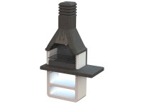 Sarom Zahradní grilovací krb Prometeo, 125 x 64 x 216 cm