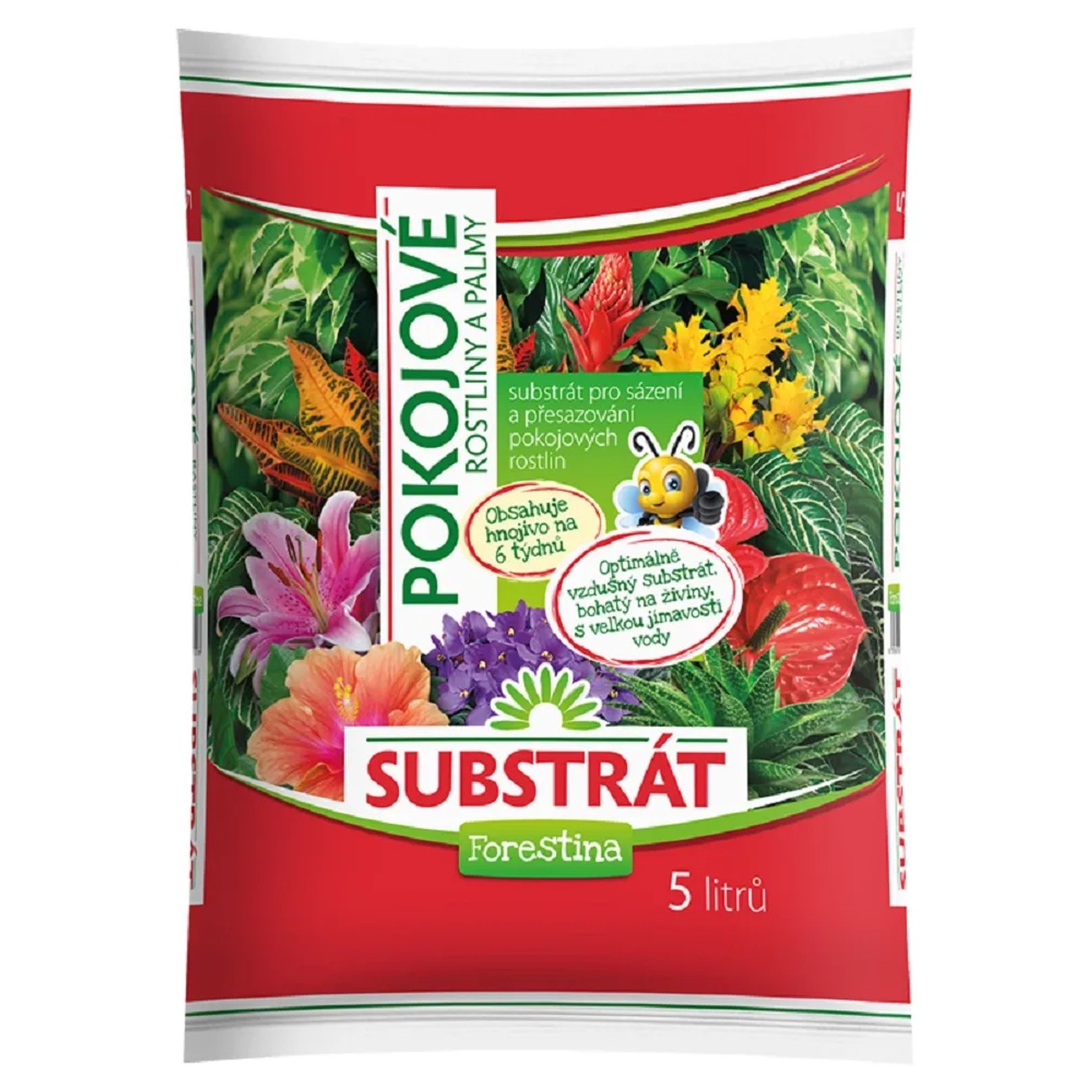 FORESTINA standard Substrát pro pokojové rostliny 5 l