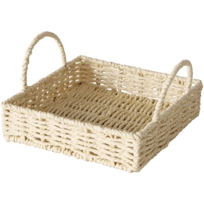 Boltze Servírovací podnos Portolo přírodní 19 x 19 x 11 cm