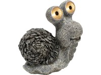 BWO Solární LED dekorativní figurka šnek přírodní 19,5 x 10,5 x 20 cm