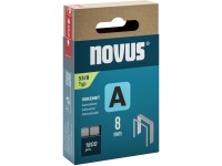 Novus Sponky z jemného drátu A 53, délka 8 mm, 1800 ks