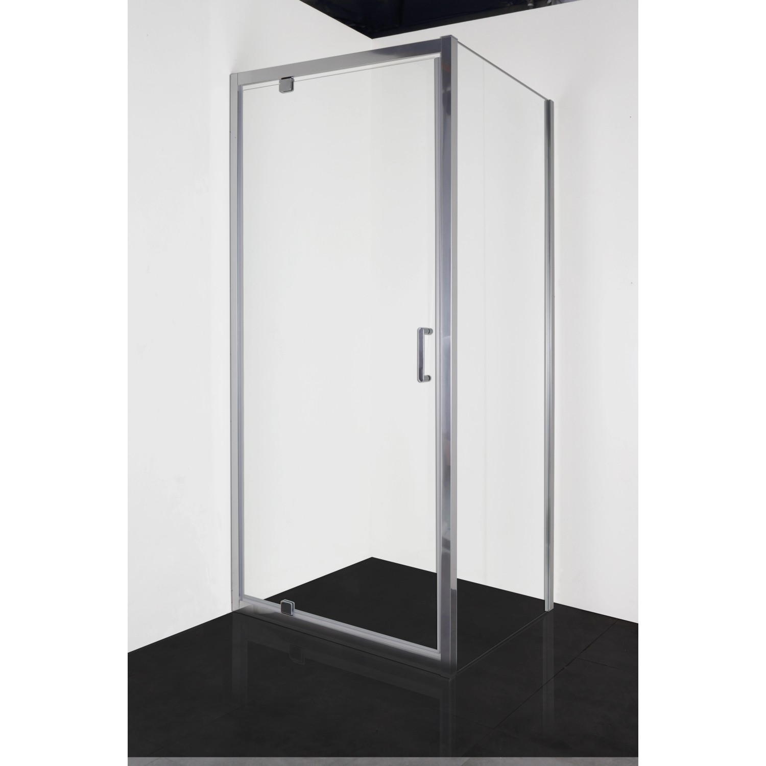 Sanotechnik Sprchová zástěna Fixglas Elite Chrom F90, 6 mm, 88,5-90 x 195 cm