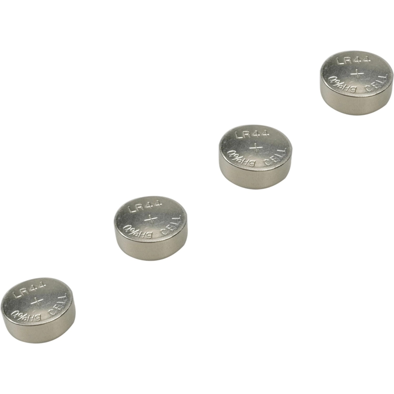 Alkalická knoflíková baterie LR44, 4 ks