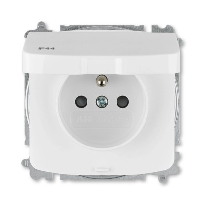 ABB 1násobná zásuvka s krytem TANGO 6619A-A06997 B bílá 42 x 73,8 x 73,8 mm