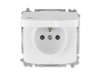 ABB 1násobná zásuvka s krytem TANGO 6619A-A06997 B bílá 42 x 73,8 x 73,8 mm