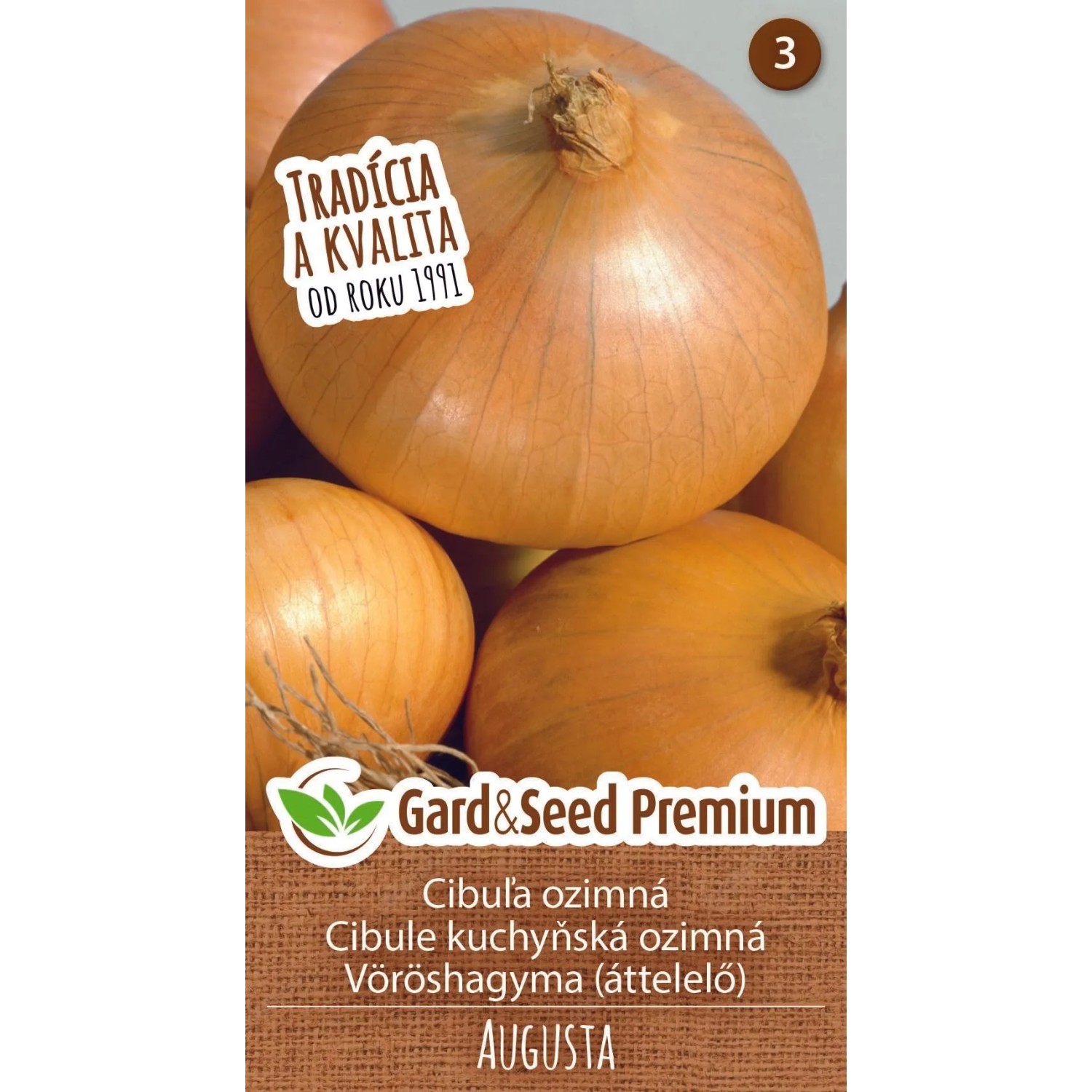 GardenSeed Premium Semínka Cibule ozimá Augusta