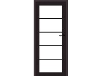 Voster Rámové bezfalcové interiérové dveře LOFT 80, f. Platinum, černá mat, 80 L