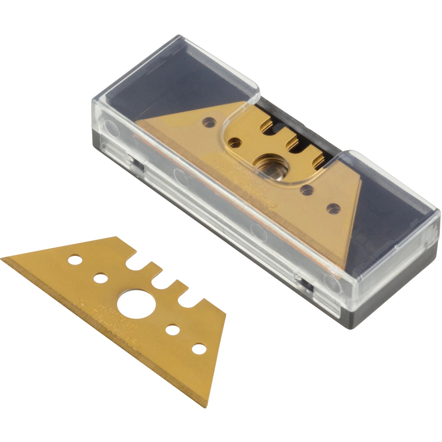 Wolfcraft Profesionální trapézové čepele s povrchem TiN, 5 ks, 0,65 x 52 mm