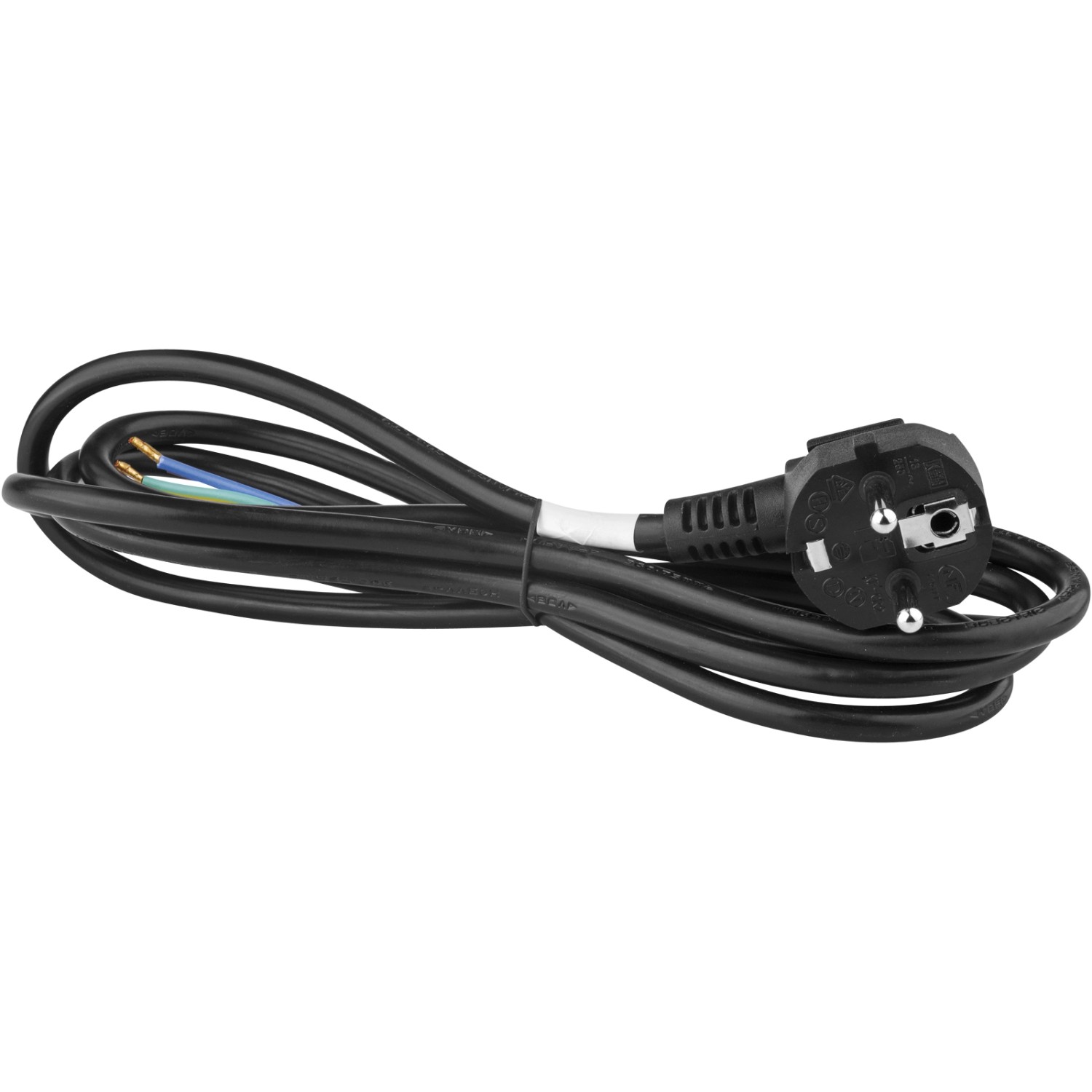 Emos Flexo šňůra PVC černá 3 x 0,75 mm, 2 m