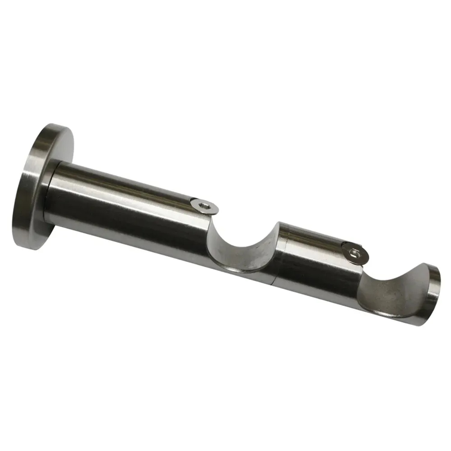 Gardinia Kombinovaný držák pro záclonové tyče Windsor o pr. 25 mm, nerezový