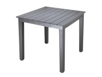 MEGA PLAST Stůl CAPRI antracitový 77 x 77 x 74 cm