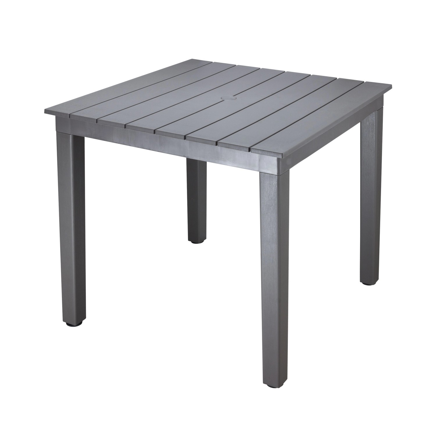 MEGA PLAST Stůl CAPRI antracitový 77 x 77 x 74 cm