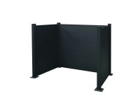 Floraworld Hliníková zástěna pro 2 popelnice MA2, antracit, 150 x 100 x 122 cm