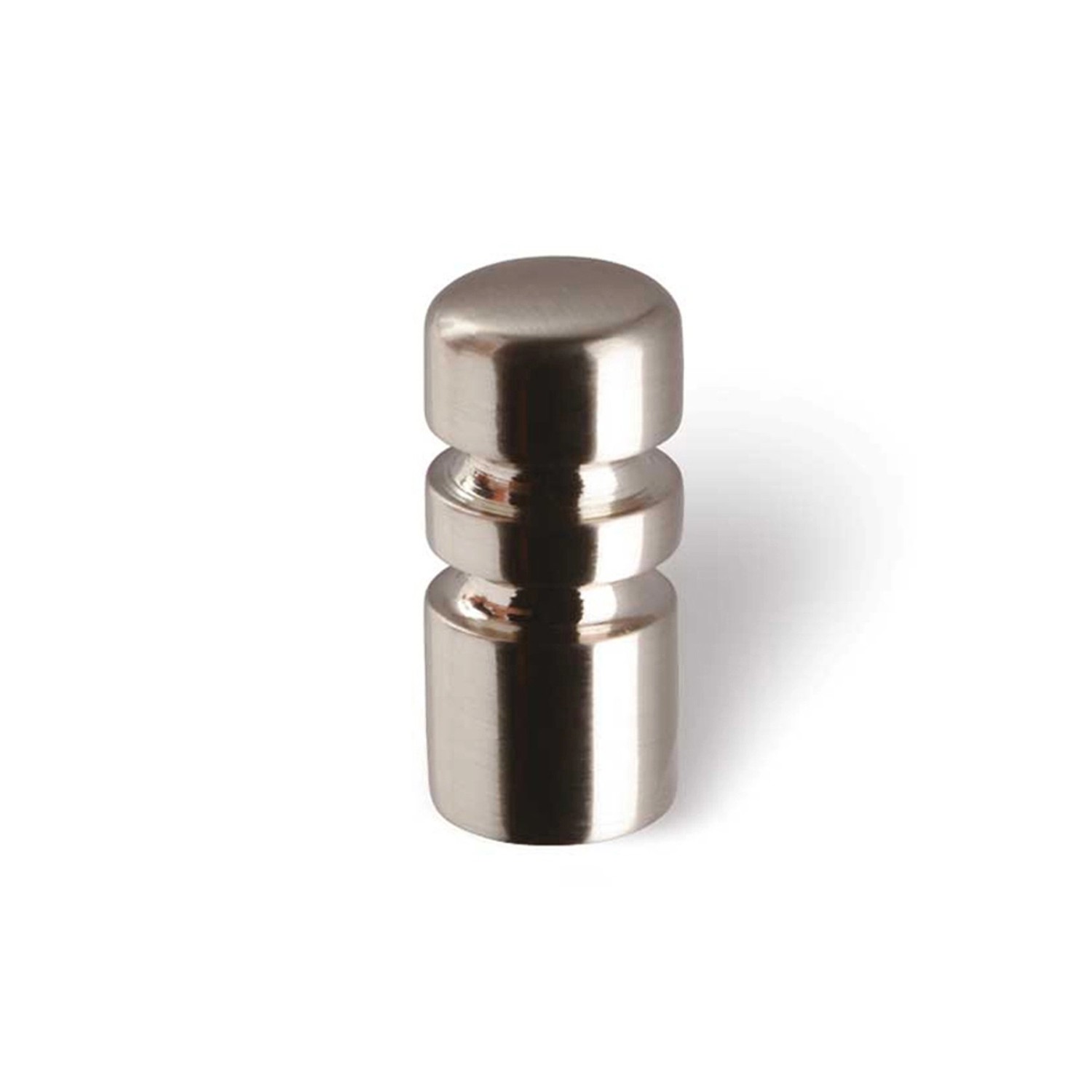 Knoflík 1576 kov niklovaný 12 mm x 12 mm x 26 mm