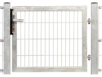 Floraworld Jednokřídlá branka Premium s cylindrickou vl. pozink 80 x 100 cm