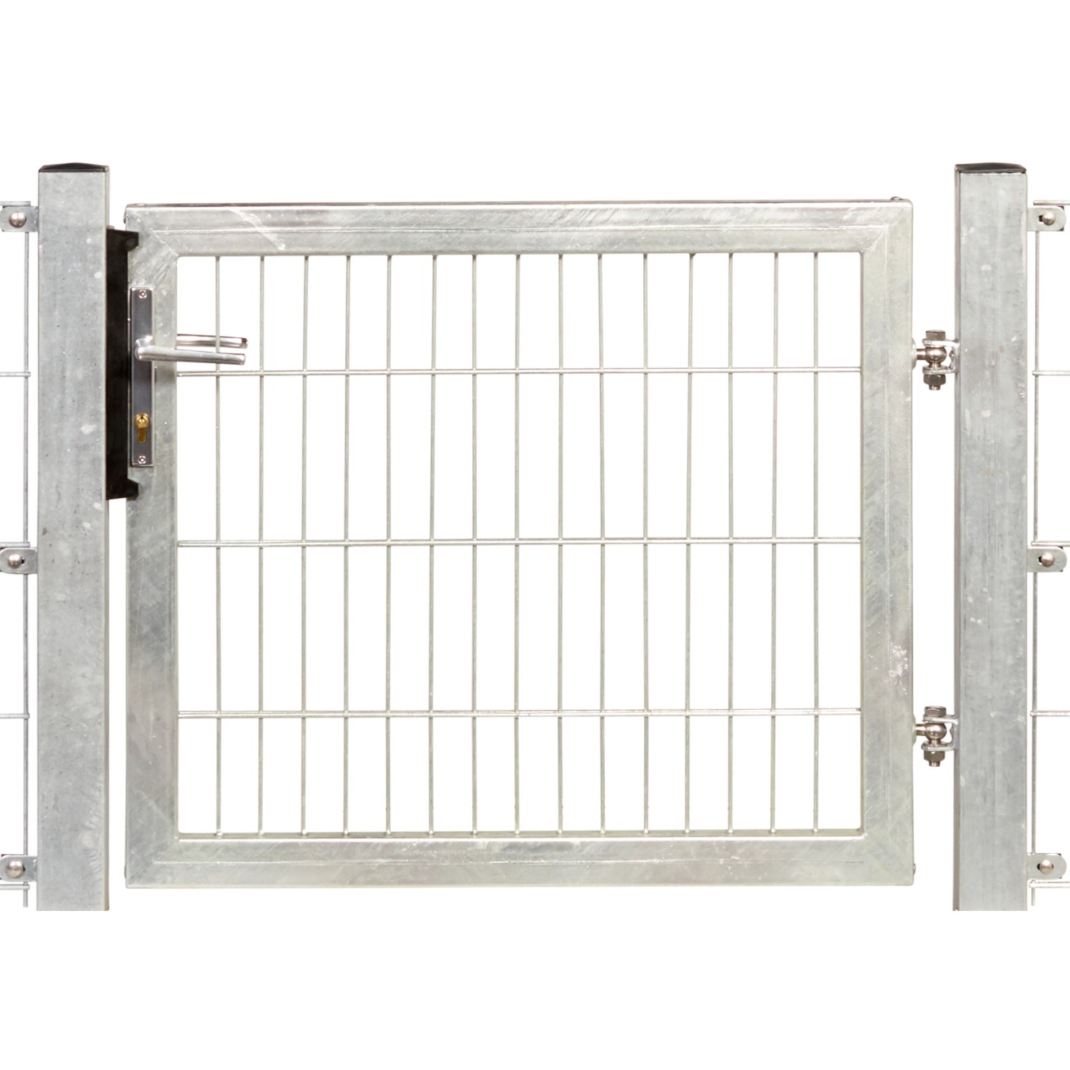 Floraworld Jednokřídlá branka Premium s cylindrickou vl. pozink 80 x 100 cm