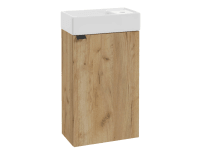 Deftrans Koupelnová skříňka DIEGO D40 s umyvadlem, zlatý dub, 40 x 69 x 22 cm