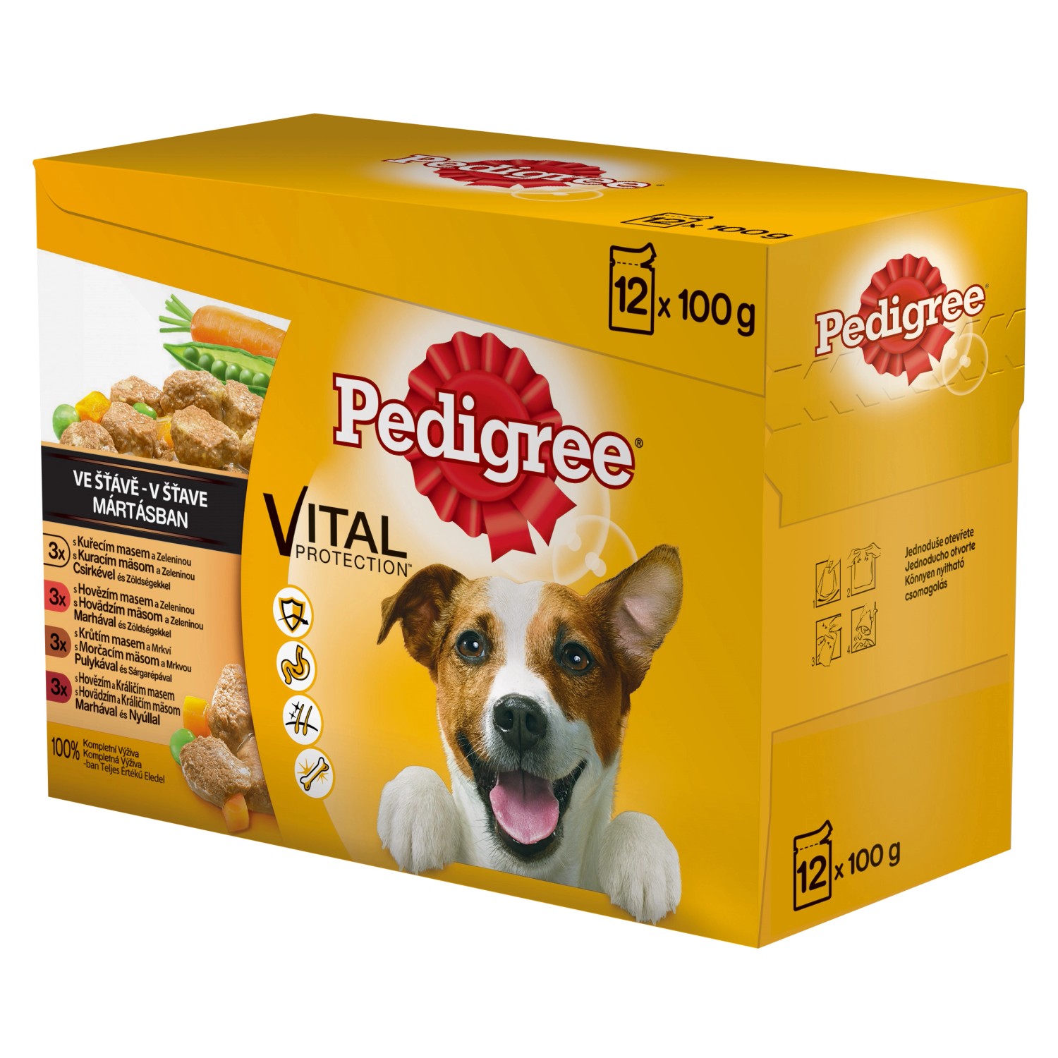 Pedigree Kapsičky pro psy ve šťávě 12 x 100 g