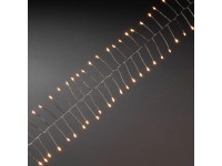 Mikro LED světelný řetěz 60 jantarových LED stříbrný drát vnitřní