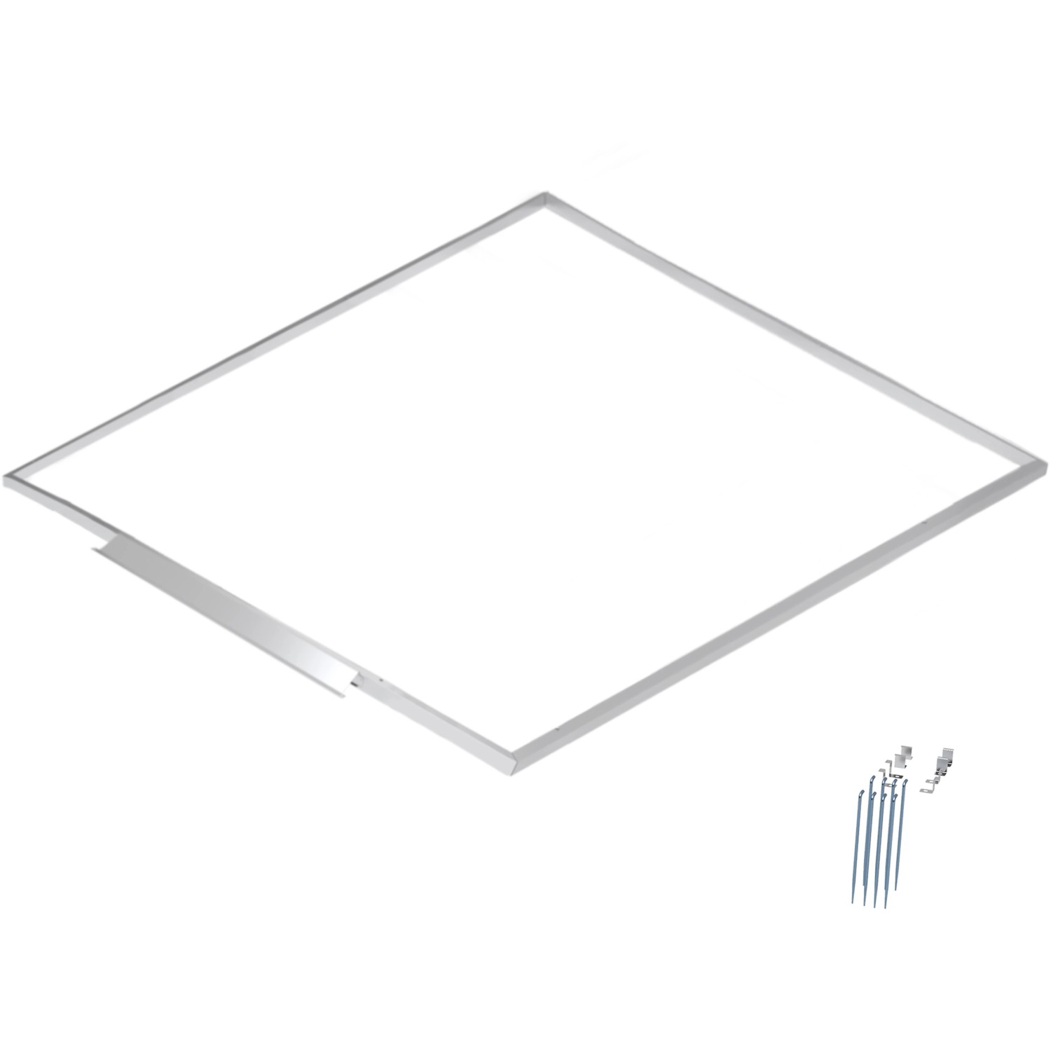 Hliníkový podlahový rám pro domek Firstline s pultovou střechou 280 x 267 cm