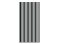 Denpanels Akustický panel FOILED arktická šedá černá plsť 120 x 60 x 1,9 cm