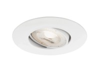 BRILO LED vestavné svítidlo Kulana bílé 3 ks, pr. 90 mm BRILO LED vestavné svítidlo Kulana bílé 3 ks, pr. 90 mm