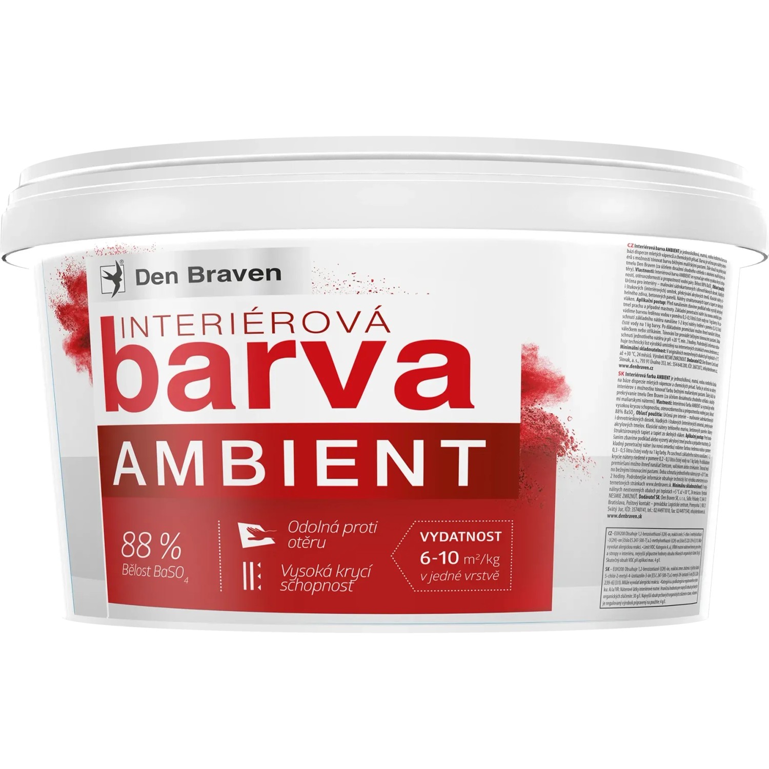 Den Braven Interiérová barva AMBIENT bílá 7,5 kg