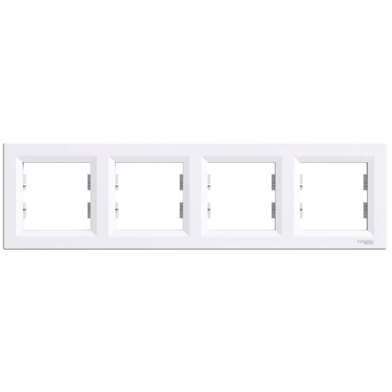 Rámeček Schneider Electric Asfora čtyřnásobný horizontální bílá