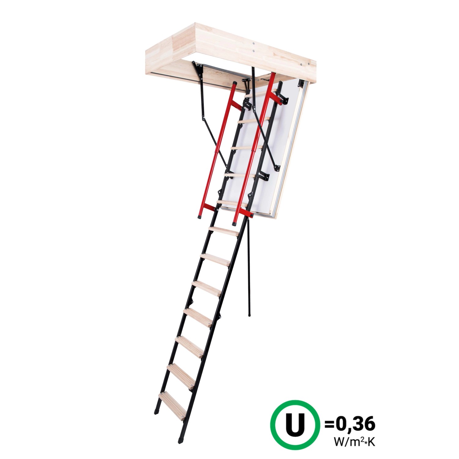 OMAN Půdní schody POLAR PLUS, 120 x 60 cm