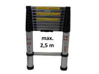 ASIST Alu teleskopický žebřík AR99-6250, 9 příček, 2,5 m ASIST Alu teleskopický žebřík AR99-6250, 9 příček, 2,5 m