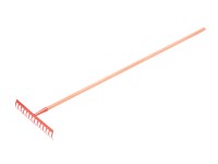 LUX Zahradní hrábě se 14 hroty s násadou 140 cm