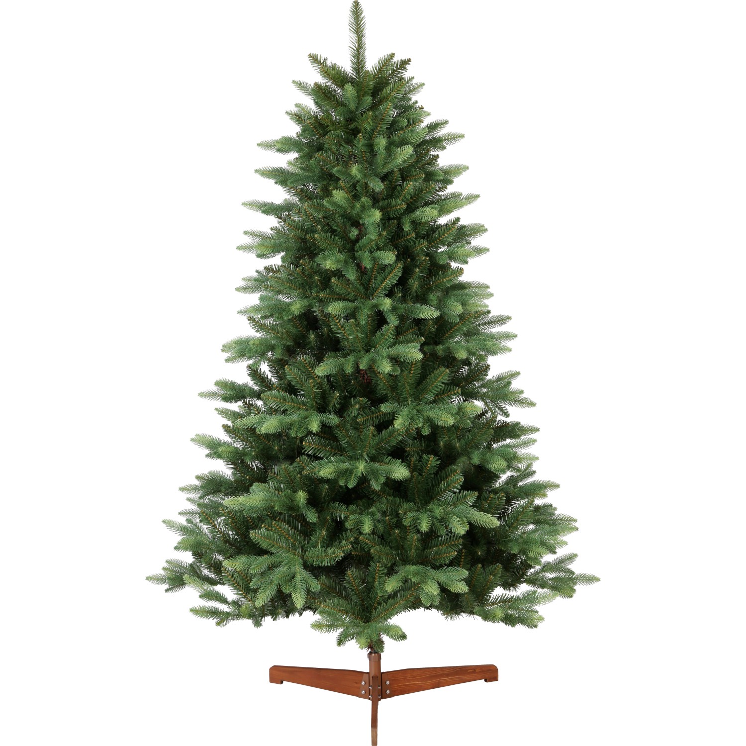 VLC Umělý vánoční stromeček Midsund XL jedle zelená pr. 117 x 180 cm