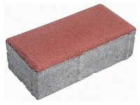 DITON Zámková dlažba PARKETA 4 červená 20 x 10 x 4 cm